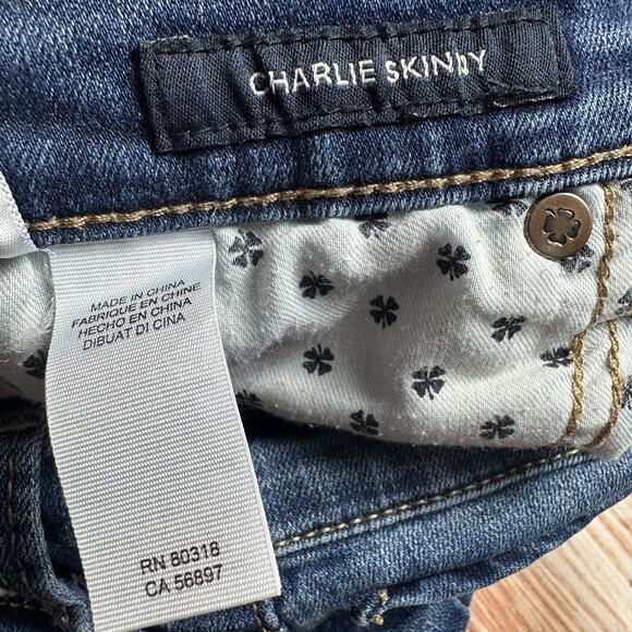 Lucky Brand CHARLIE SKINNY Jeans Size 8/29 Ankle Low Rise Denim Pants 30x27.5 - Picture 10 of 12